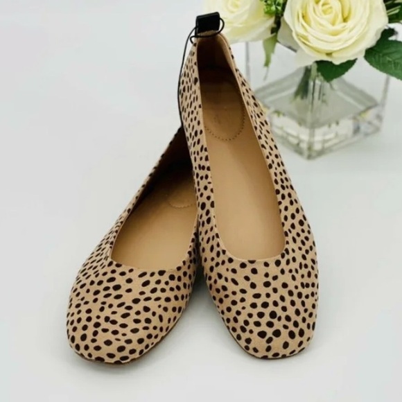 Universal Thread Animal Print Flats Leopard Ballet Flats Multicolor Size 6 - Picture 1 of 16